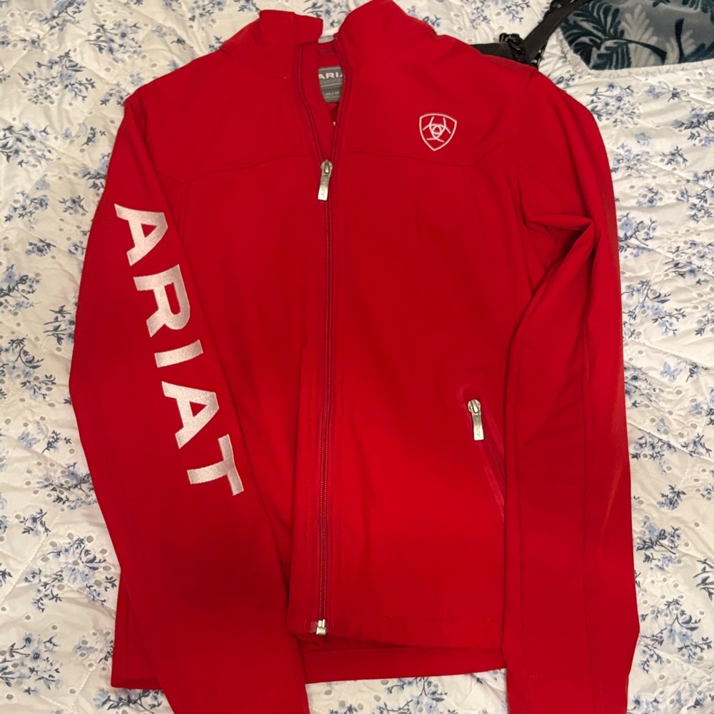 Ariat Bold Red Full-Zip Jacket - image 1